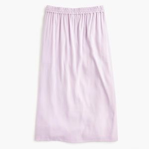 J. crew / Universal Standard lilac Cupro skirt